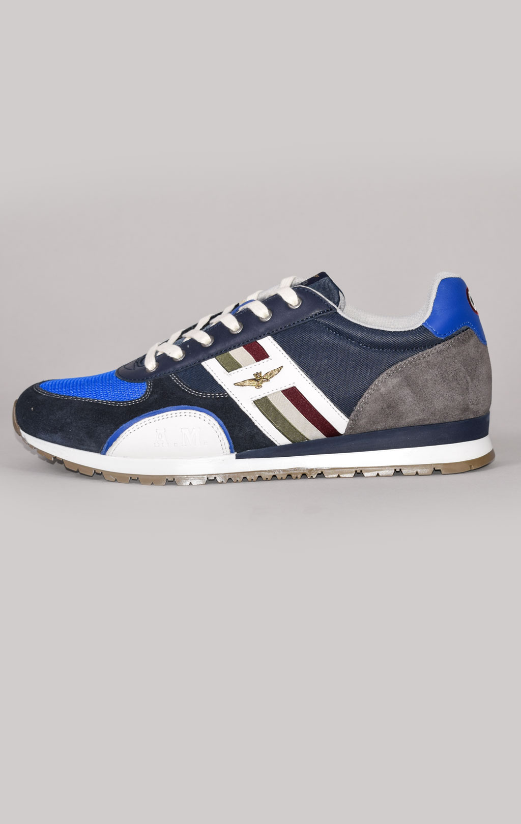 Кроссовки AERONAUTICA MILITARE SS 22 m/PT azurro/blue chiaro/grigio scuro (SC 190)