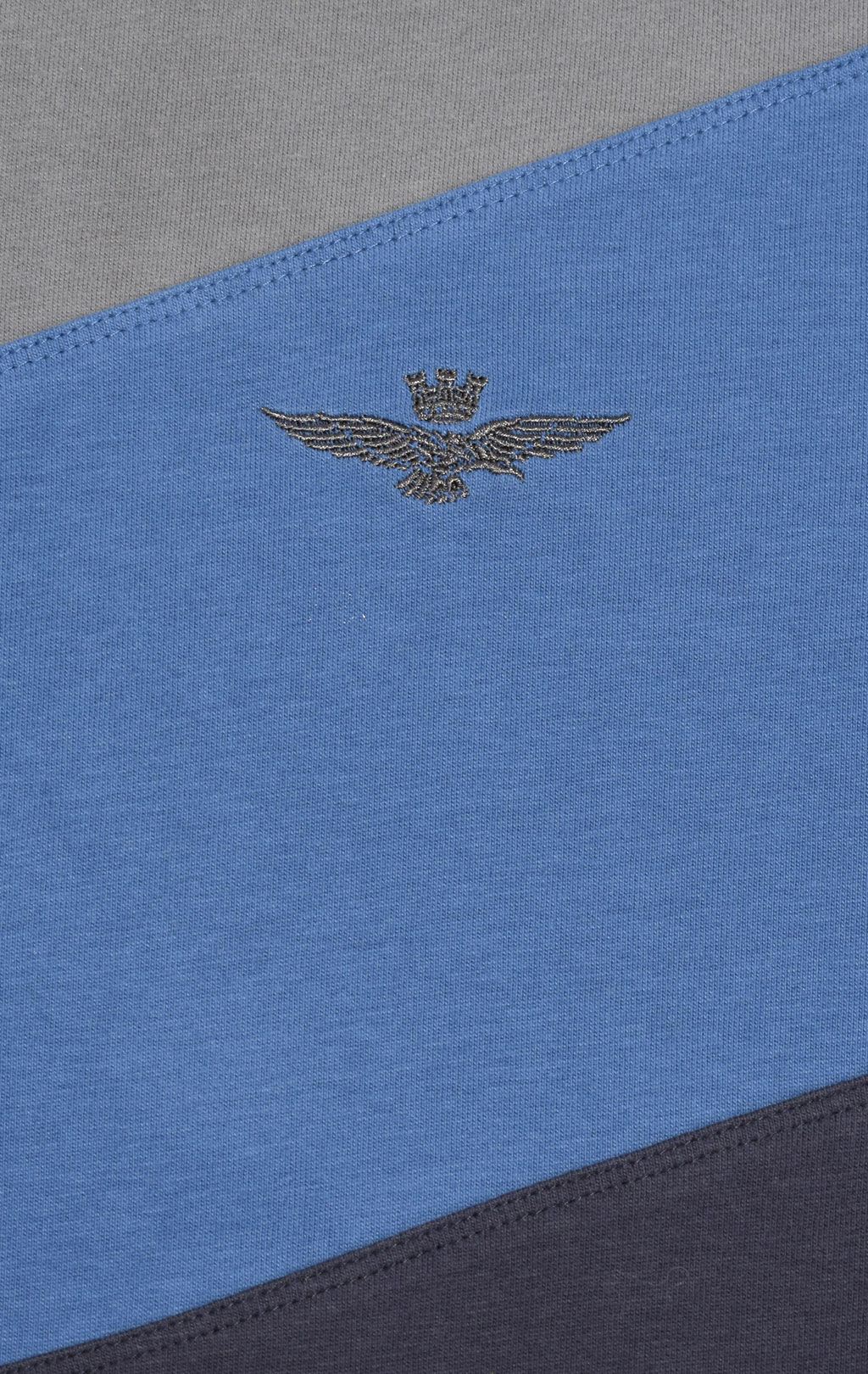 Футболка AERONAUTICA MILITARE FW 19/20 grigio/cielo/blue (TS 1645) 