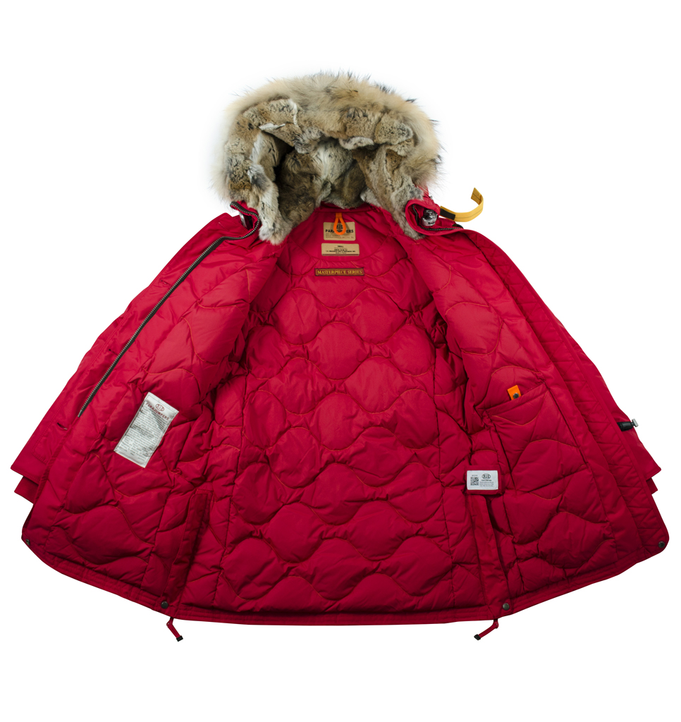 Женская аляска-пуховик PARAJUMPERS KODIAK dark red 