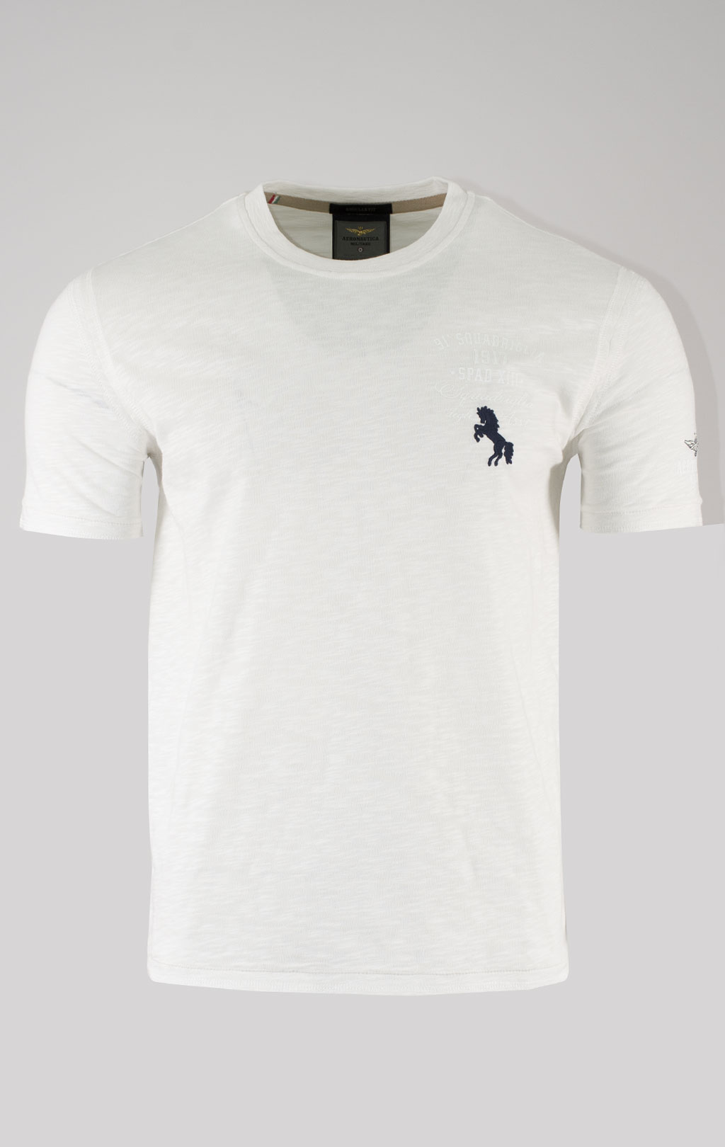 Футболка AERONAUTICA MILITARE SS 25 m/TR milk white (TS 2426) 