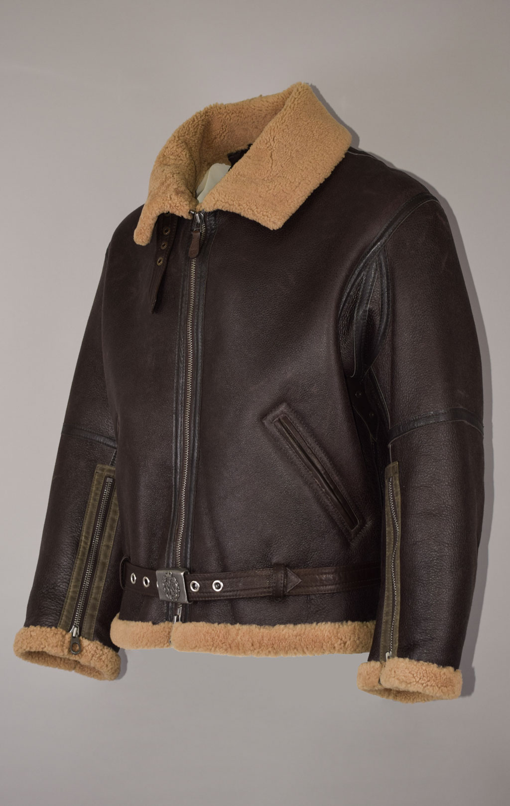 Куртка-пилот COCKPIT RAF FIGHTER овчина brown (Z21W010) 