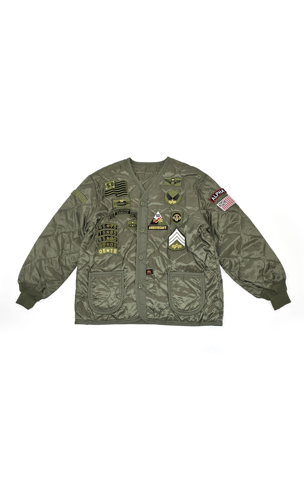 Подстежка ALPHA INDUSTRIES 50th ANNIVERSARY M-65 с карманами и манжетами olive 