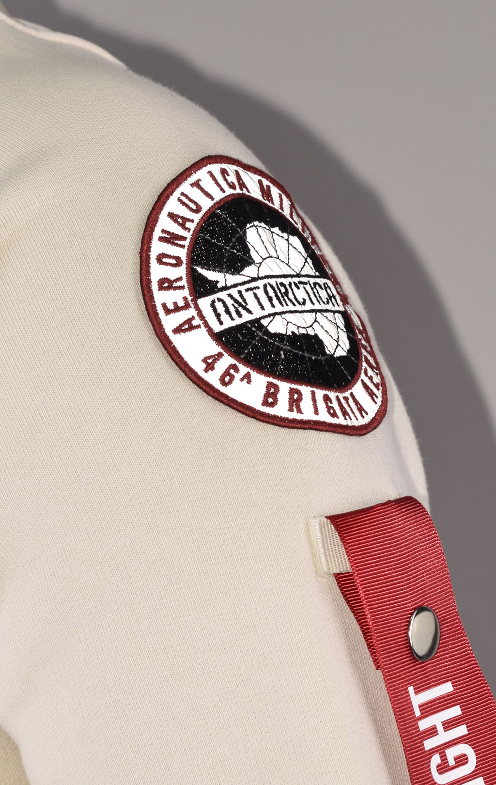 Толстовка с капюшоном AERONAUTICA MILITARE ANTARCTICA FW 23/24/TR ghiaccio (FE 1820) 