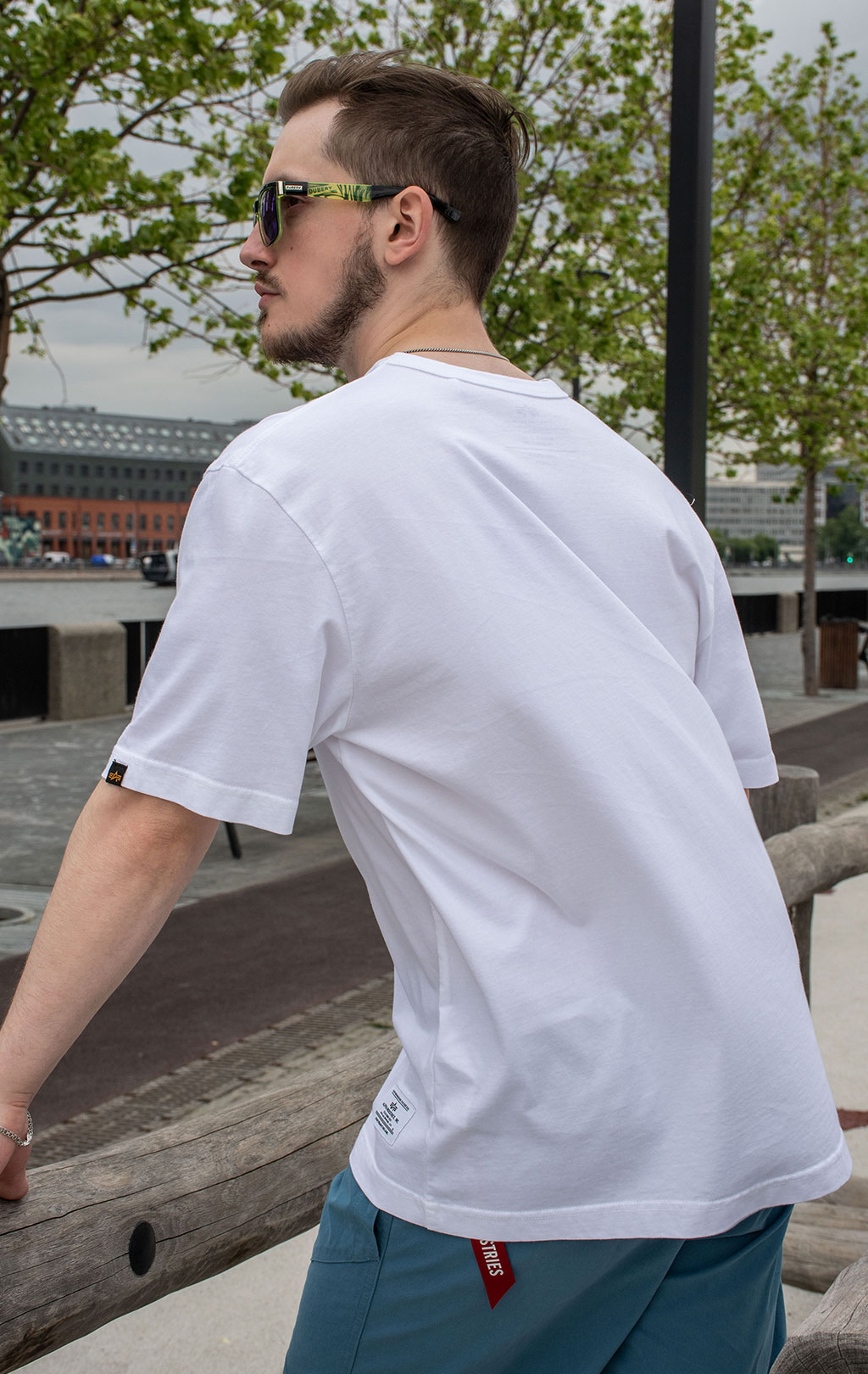 Футболка ALPHA INDUSTRIES ALPHA RANSOM TEE SS 24 white 