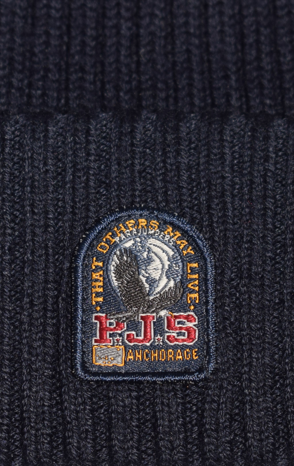 Шапка вязаная PARAJUMPERS RIB HAT FW 23/24 navy 