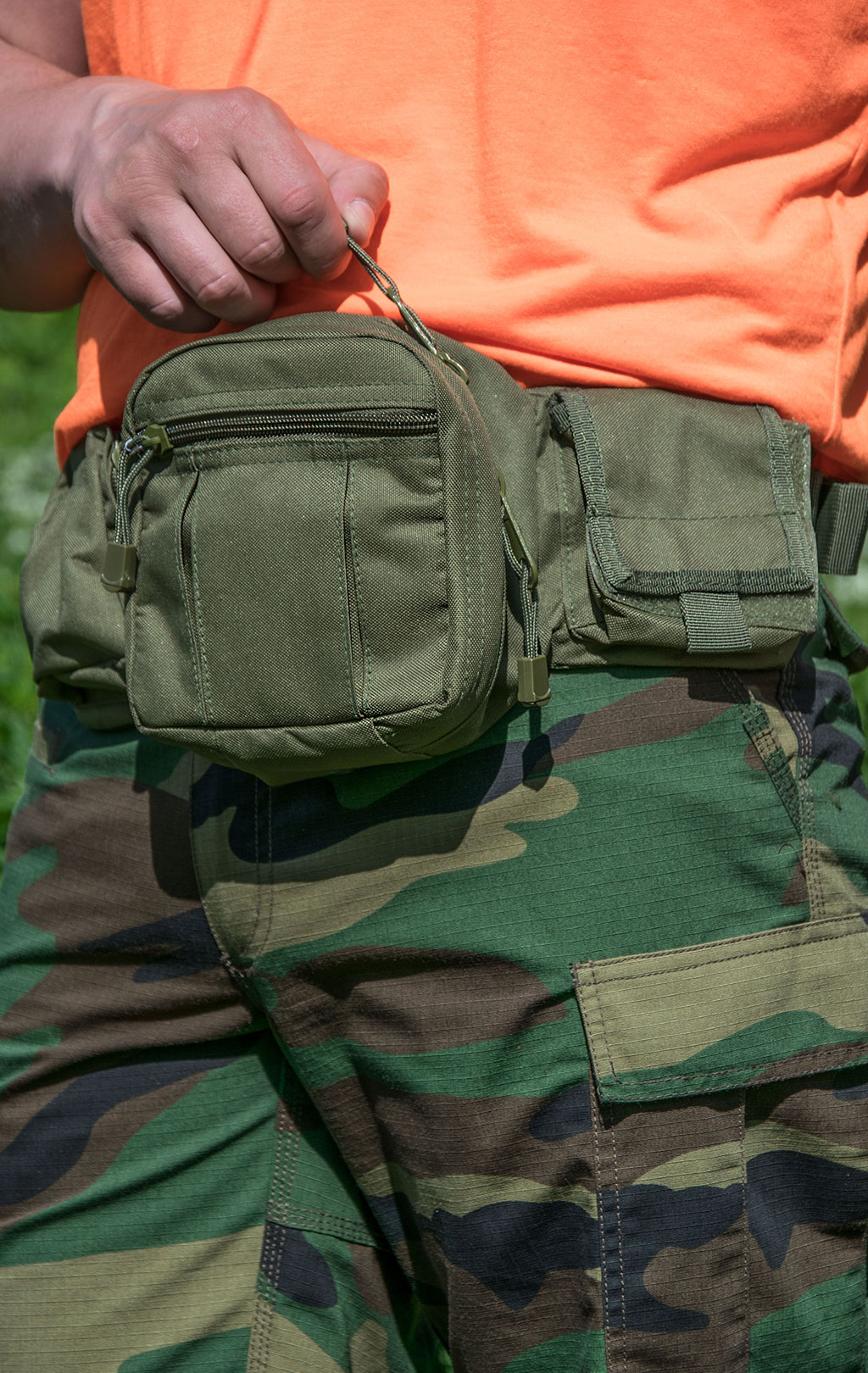 Сумка поясная Mil-Tec TACTICAL FANNY PACK 16x8x16 olive 