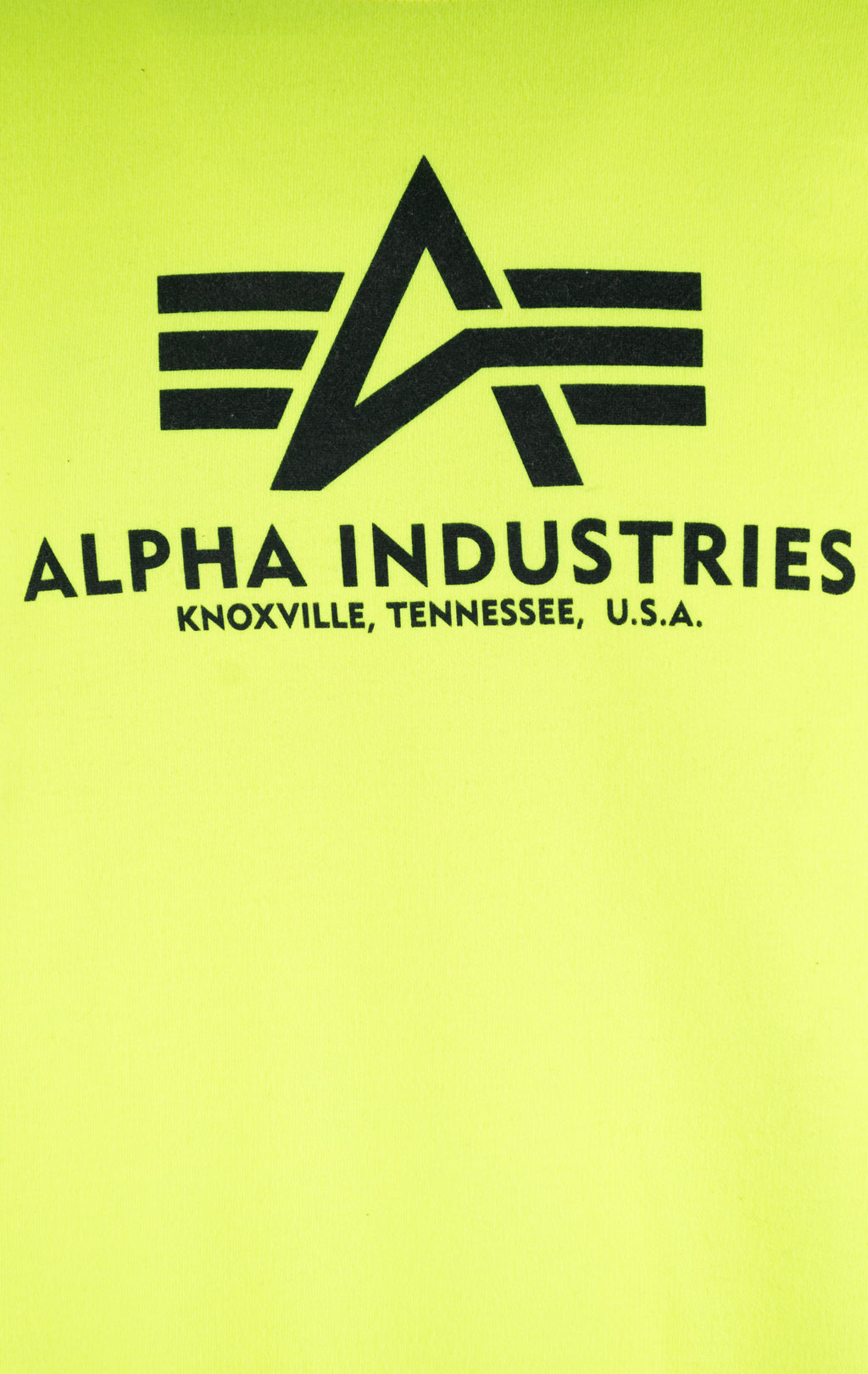 Свитшот ALPHA INDUSTRIES BASIC SWEATER neon/yellow 