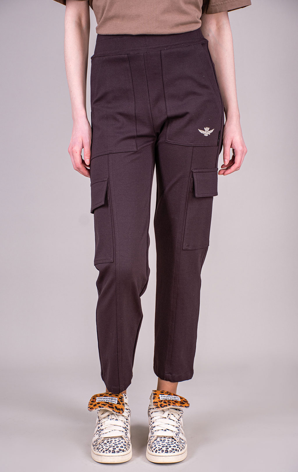Женские брюки спортивные AERONAUTICA MILITARE FW 23/24/TN t. moro (PF 904) 
