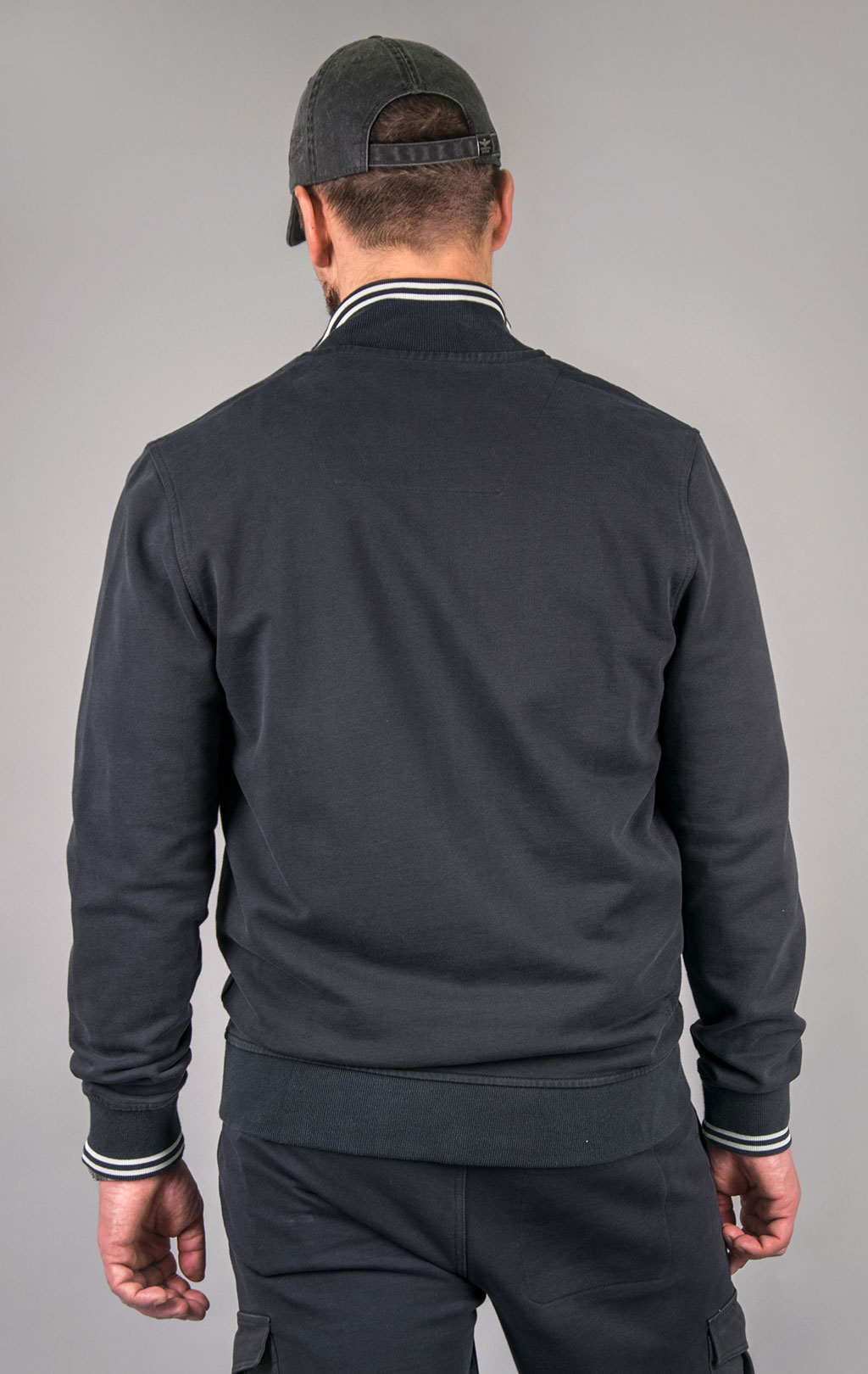 Олимпийка AERONAUTICA MILITARE GRIFO PRINT SS 24/TR anthracite grey (FE 1862) 