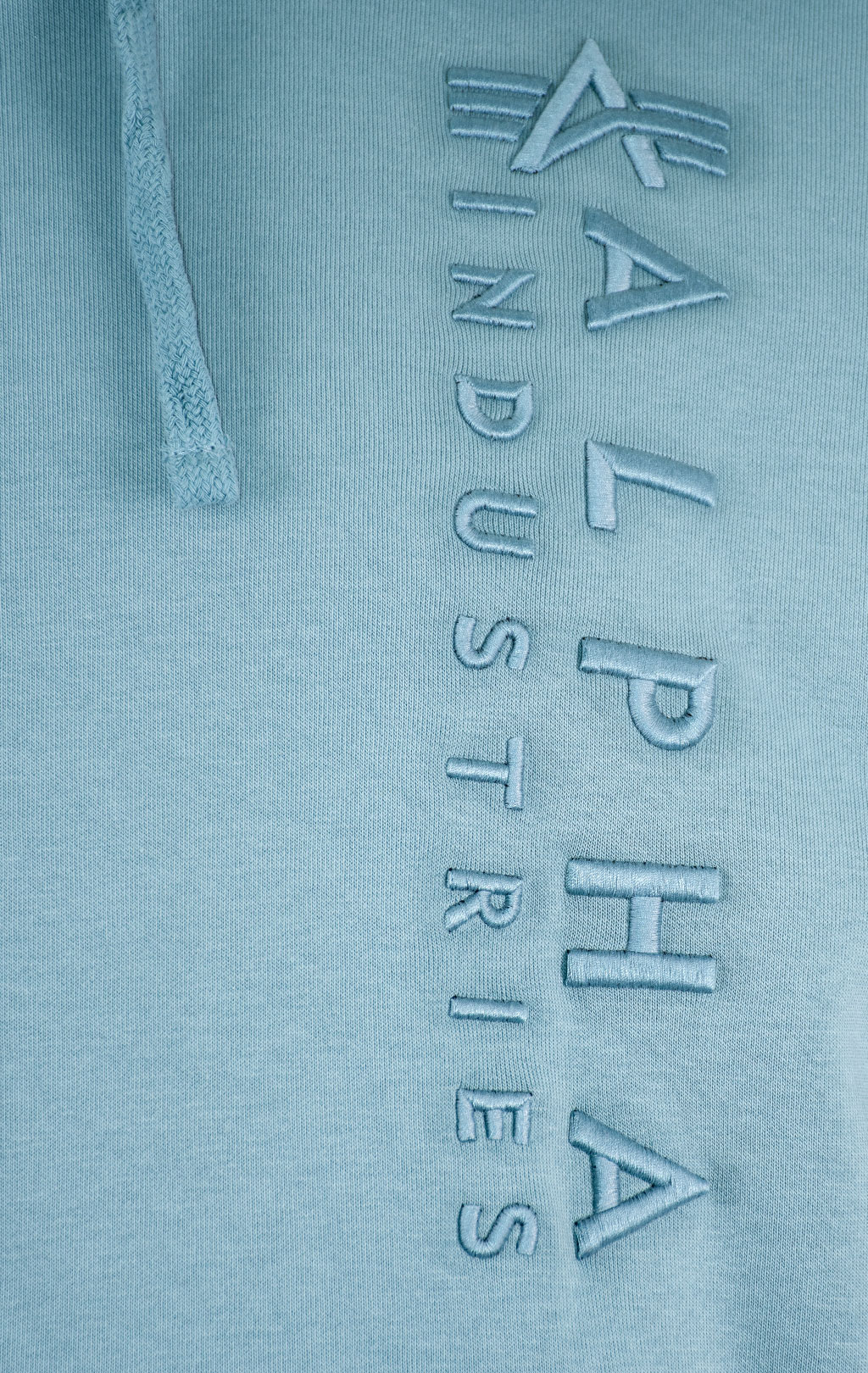 Толстовка ALPHA INDUSTRIES EMB HOODY greyblue 