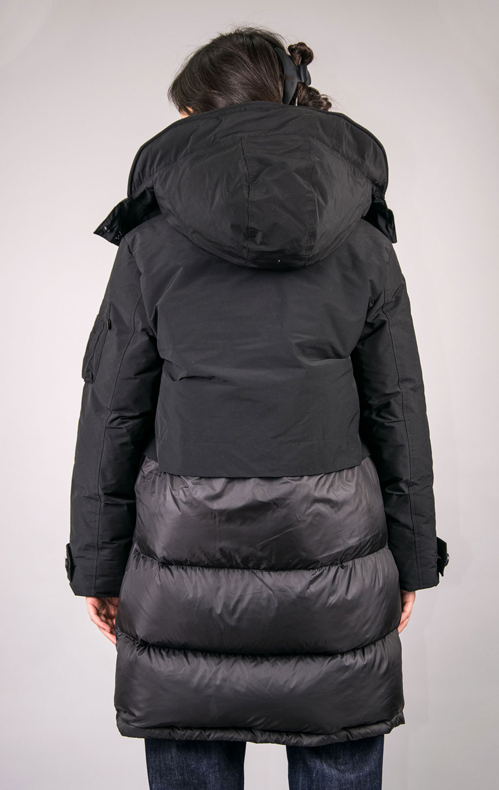 Женская парка ALPHA INDUSTRIES HYBRID PARKA W FW 23/24 m black 