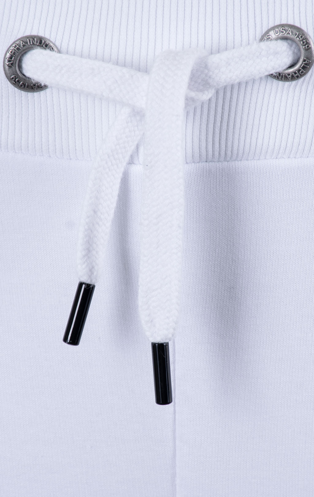 Брюки спортивные джоггеры ALPHA INDUSTRIES BIG LETTERS JOGGER white 