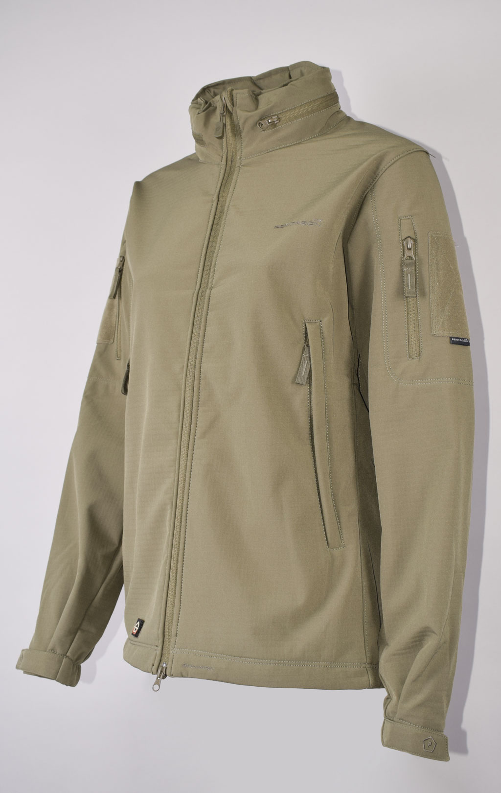 Женская куртка тактическая softshell Pentagon мембрана ARTAXES Soft Shell 06E RAL 7013 08011w 