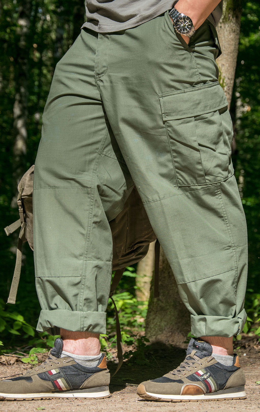 Брюки полевые Tru-Spec BDU big size хлопок35%/полиэстер65% Rip-Stop ZIPP FLY olive 