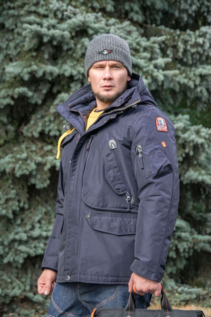 Аляска пуховик PARAJUMPERS RIGHT HAND FW 22-23 navy