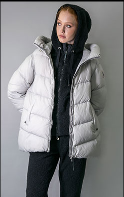 Женская куртка-пуховик PARAJUMPERS AMANE FW 23/24 lunar rock