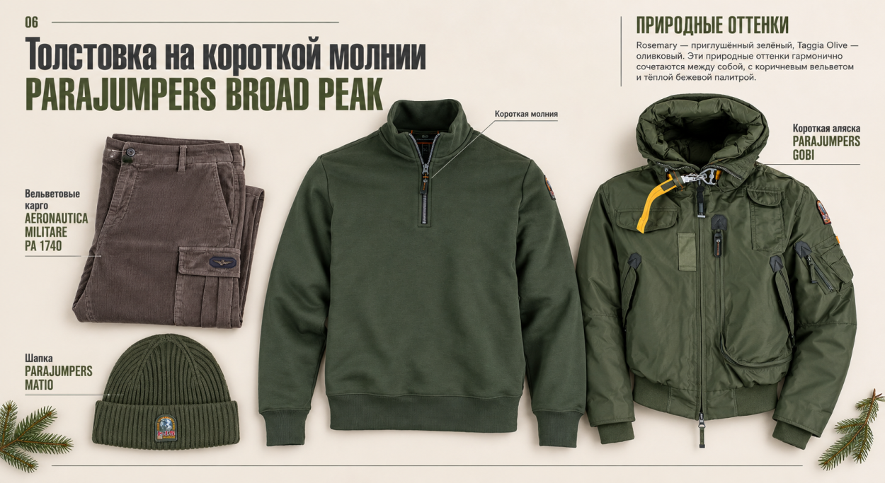 Инфографика: гайд по мужским толстовкам, свитшотам и олимпийкам — толстовка на короткой молнии Parajumpers BROAD PEAK Инфографика: гайд по мужским толстовкам, свитшотам и олимпийкам — толстовка на короткой молнии Parajumpers BROAD PEAK