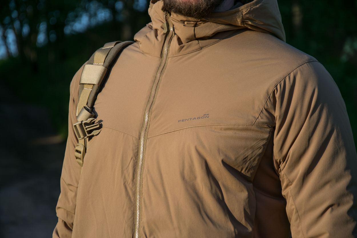 Куртка Pentagon Thinsulate PANTHIRAS утепленная с капюшоном coyote фото 9