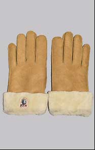 Женские перчатки PARAJUMPERS SHEARLING GLOVES овчина FW 23/24 camel