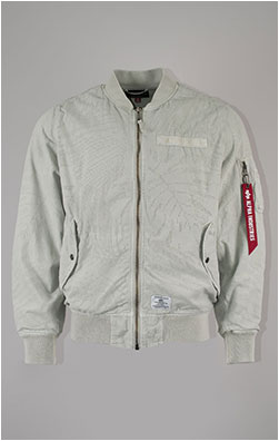 Ветровка ALPHA INDUSTRIES DOTTED CAMO FLIGHT JACKET L-2B SS 25 m light gray