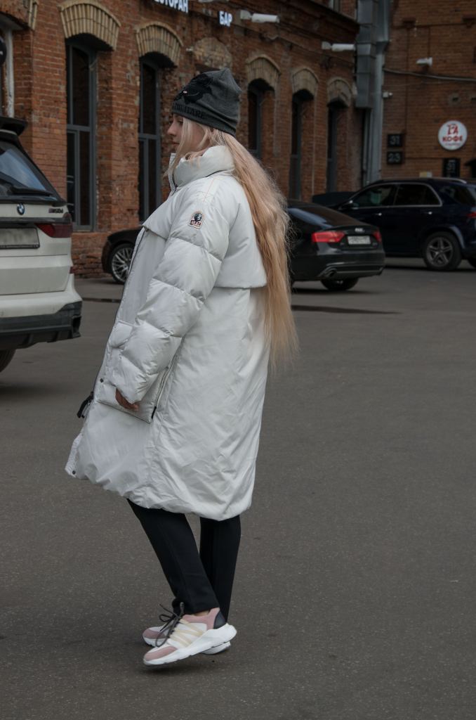 Женское пальто утеплённое PARAJUMPERS KAISHA FW 20/21 off white