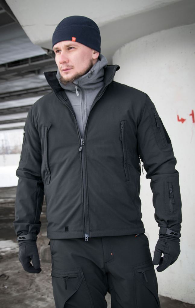 Куртка тактическая softshell Pentagon ARTAXES black