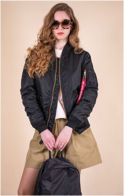 Женская ветровка-бомбер PARAJUMPERS GOBI SPRING SS 26 off-black