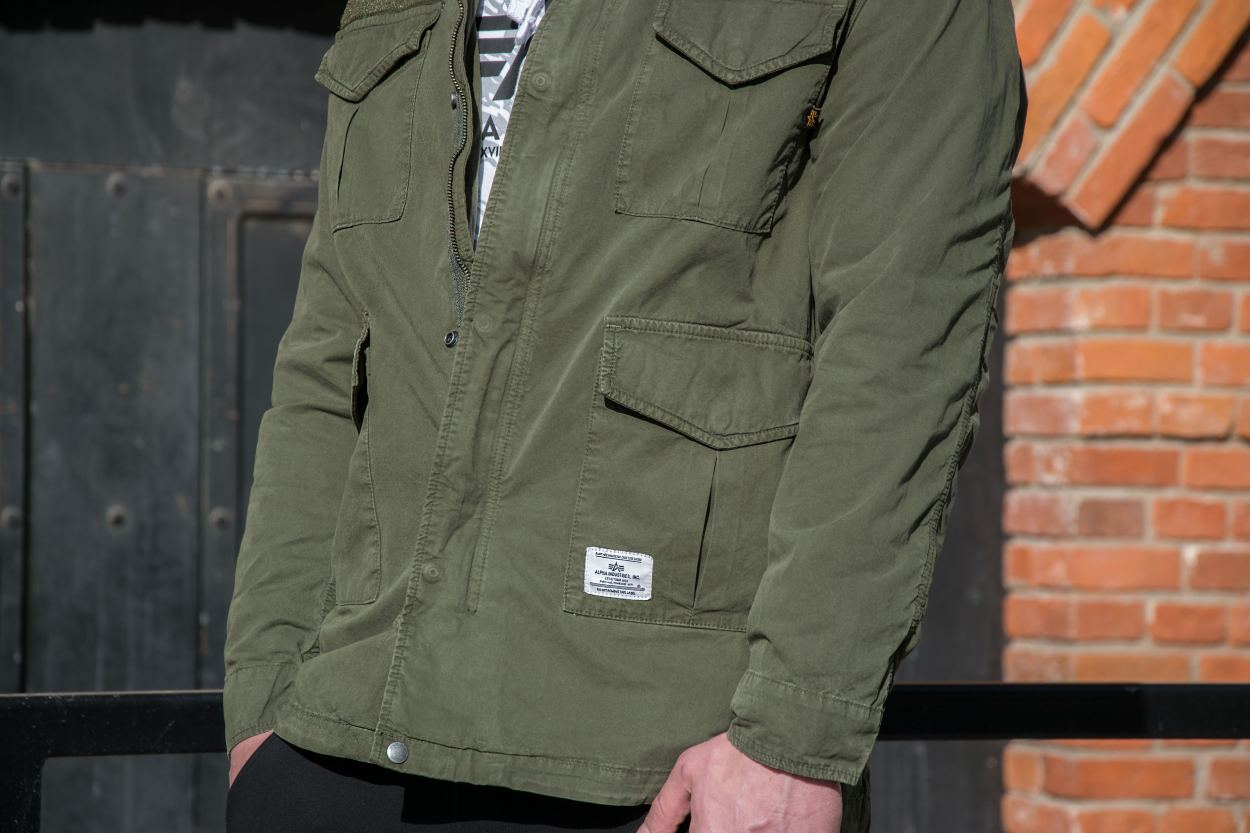 Ветровка ALPHA INDUSTRIES LIGHTWEIGHT FIELD COAT M-65 SS22 dark green фото 5.jpeg