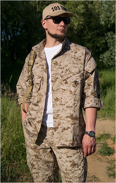 Китель полевой USMC хлопок/нейлон marpat desert США
