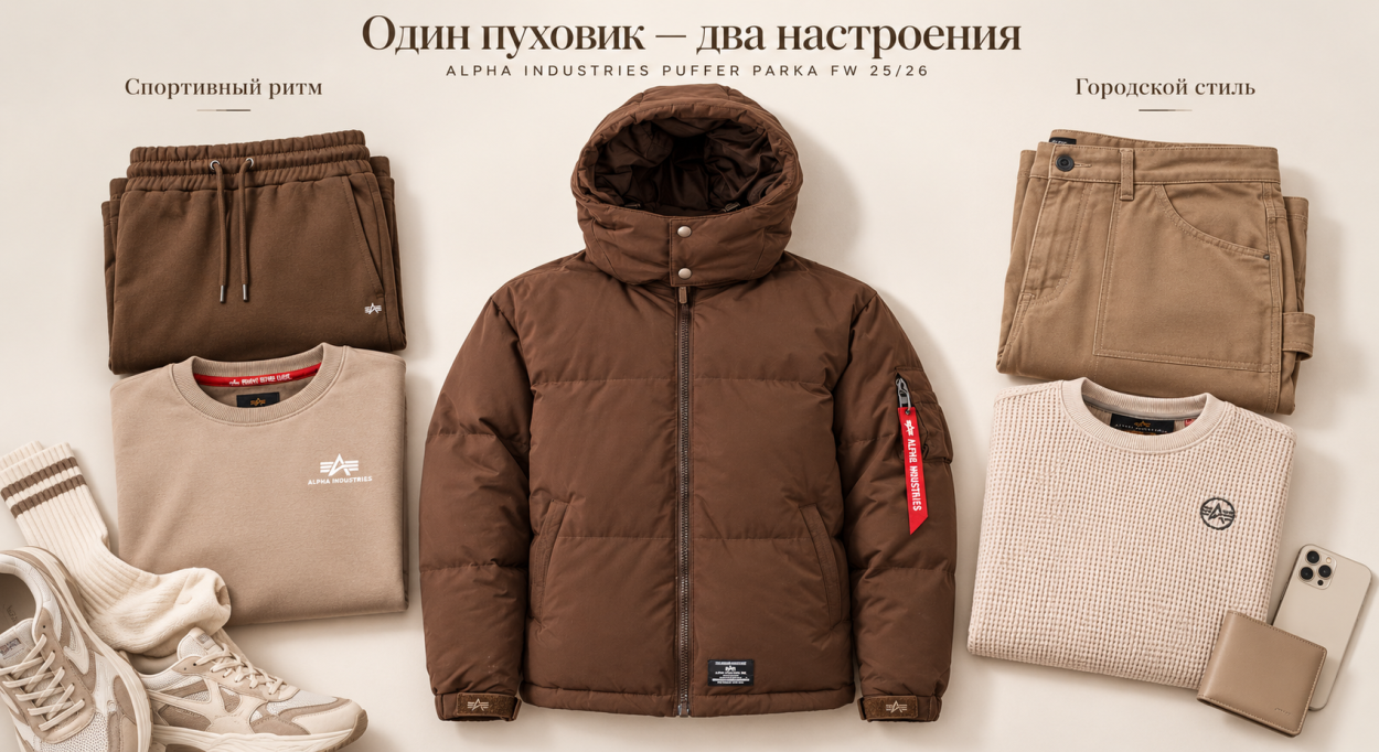 Инфографика 8 - рейтинг лучших мужских пуховиков 2026/27 - пуховик Alpha Industries PUFFER PARKA Инфографика 8 - рейтинг лучших мужских пуховиков 2026/27 - пуховик Alpha Industries PUFFER PARKA
