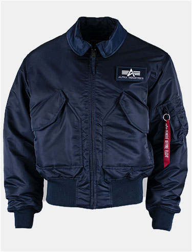 Куртка летная ALPHA INDUSTRIES CWU 45 HERITAGE rep. blue