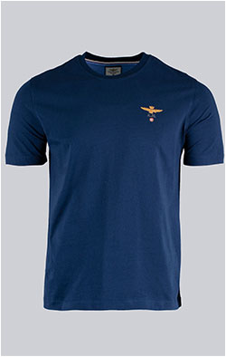Футболка AERONAUTICA MILITARE SS 26/TR blue navy (TS 1580)