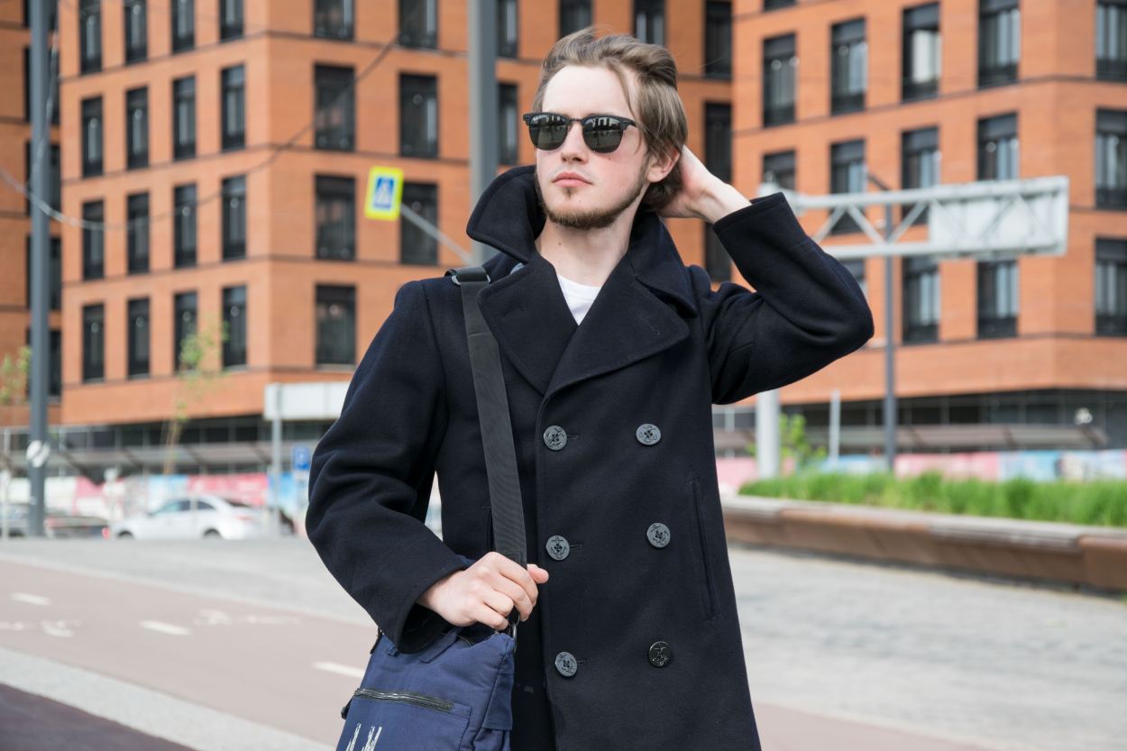 Бушлат морской армейский KERSEY PEACOAT black б/у США фото 3 Бушлат морской армейский KERSEY PEACOAT black б/у США фото 3
