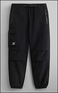 Брюки-карго парашюты ALPHA INDUSTRIES UTILITY JOGGER FW 23/24 утеплённые black
