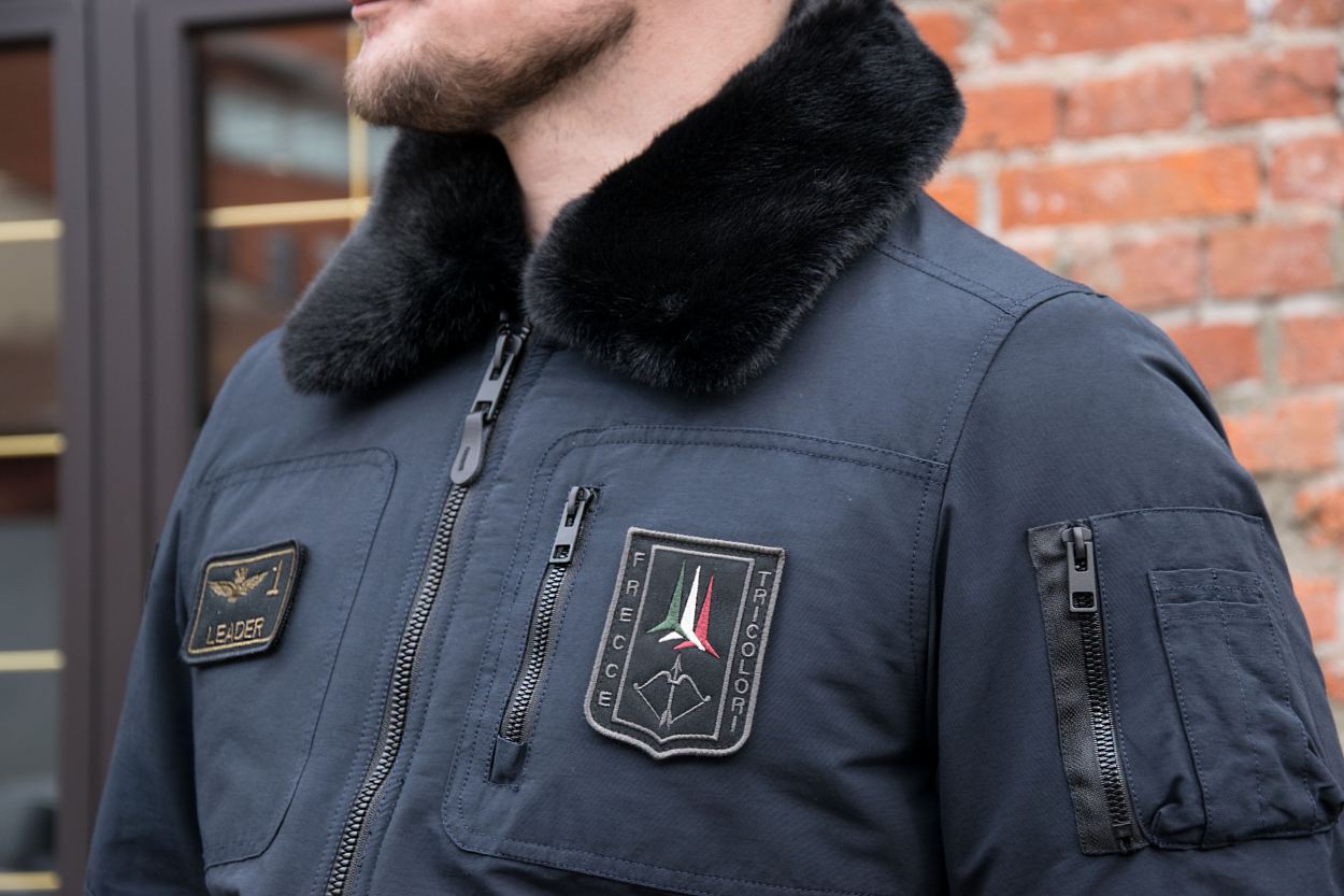 Бомбер AERONAUTICA MILITARE FW 20/21/CN blue navy (AB 1907)