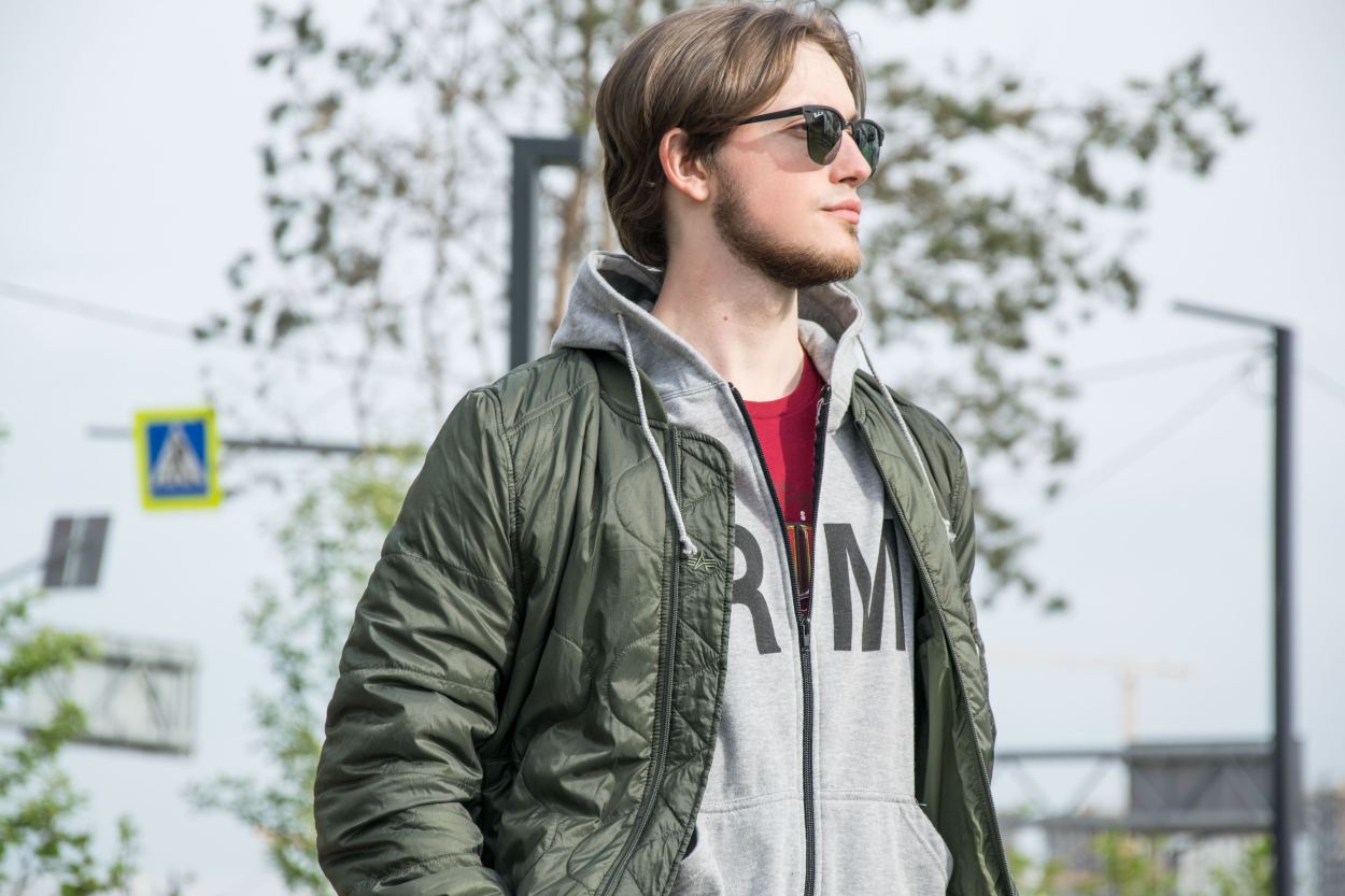 Ветровка-бомбер лётная ALPHA INDUSTRIES QUILTED FLIGHT JACKET L-2B SS-22 dark green фото 9 Ветровка-бомбер лётная ALPHA INDUSTRIES QUILTED FLIGHT JACKET L-2B SS-22 dark green фото 9
