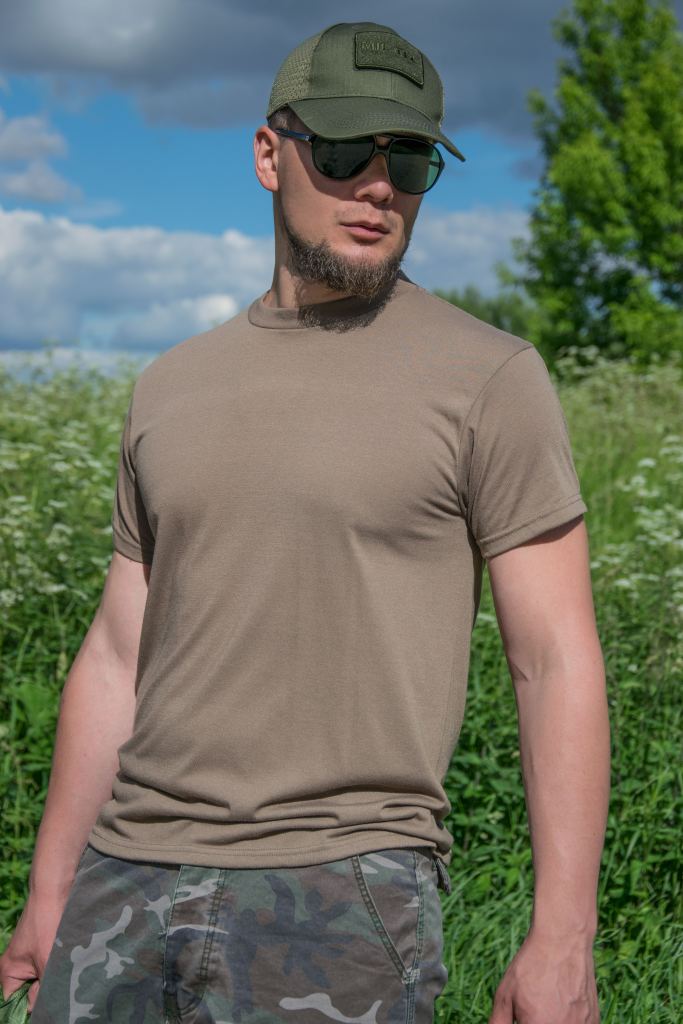 Армейская футболка brown