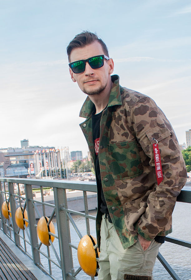 Ветровка мужская ALPHA INDUSTRIES frogskin