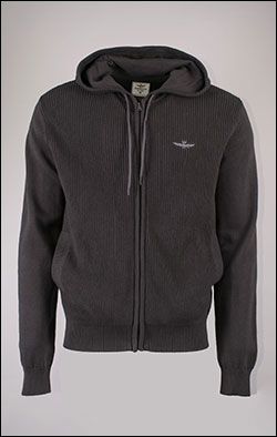 Свитер с капюшоном AERONAUTICA MILITARE SS 24/CN anthracite grey (MA 1490)