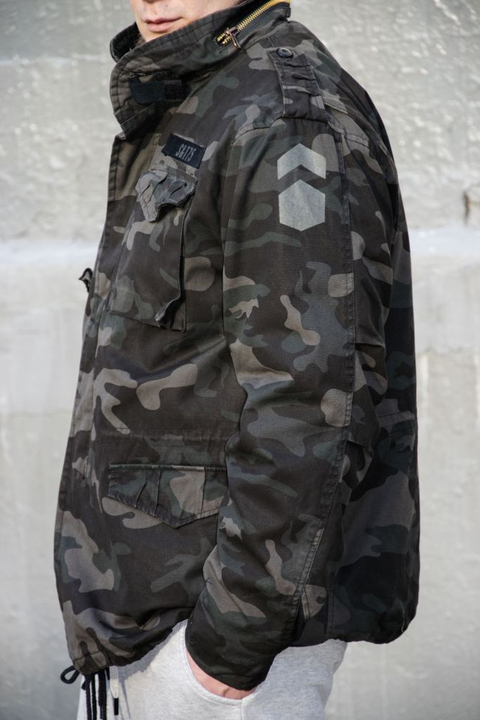 Зимняя мужская куртка М 65 с подстежкой