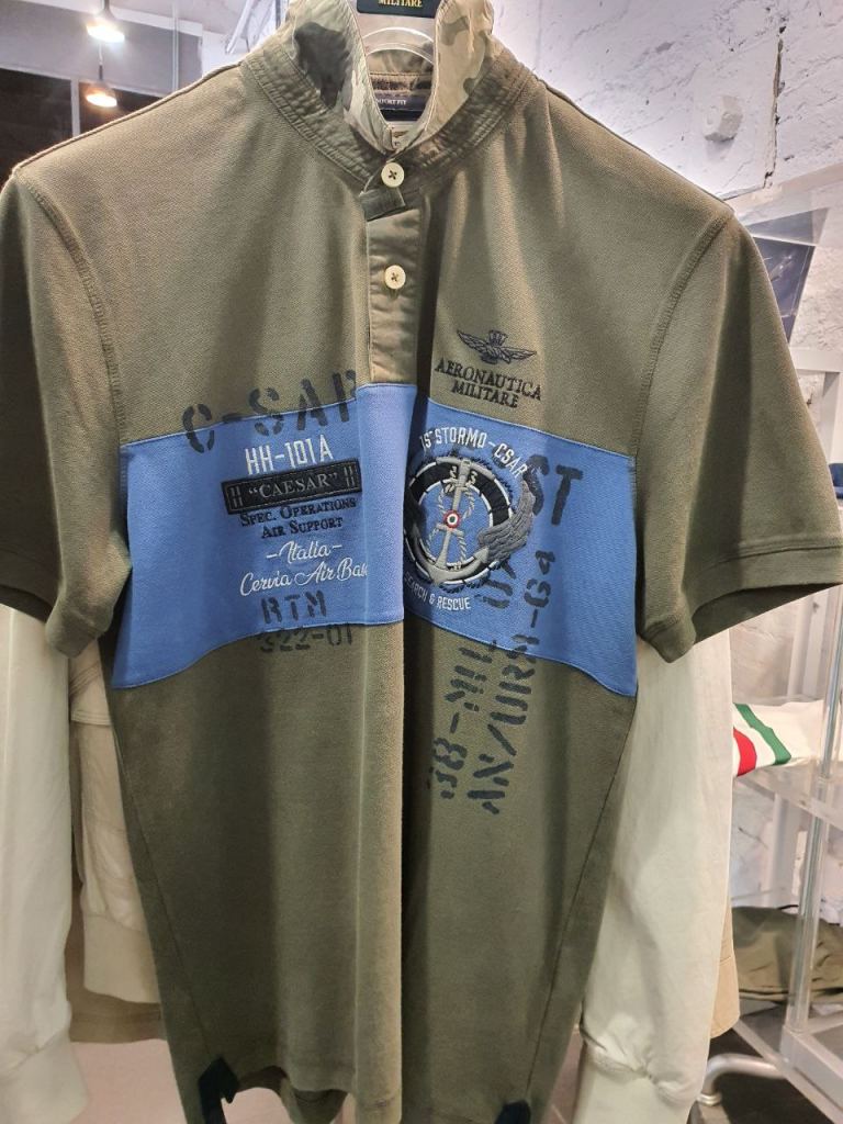 Новые футболки-поло Aeronautica Militare SS23