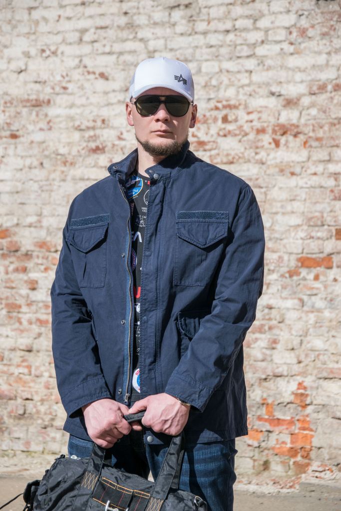 Ветровка ALPHA INDUSTRIES LIGHTWEIGHT FIELD COAT M-65 SS22 replica blue фото 3