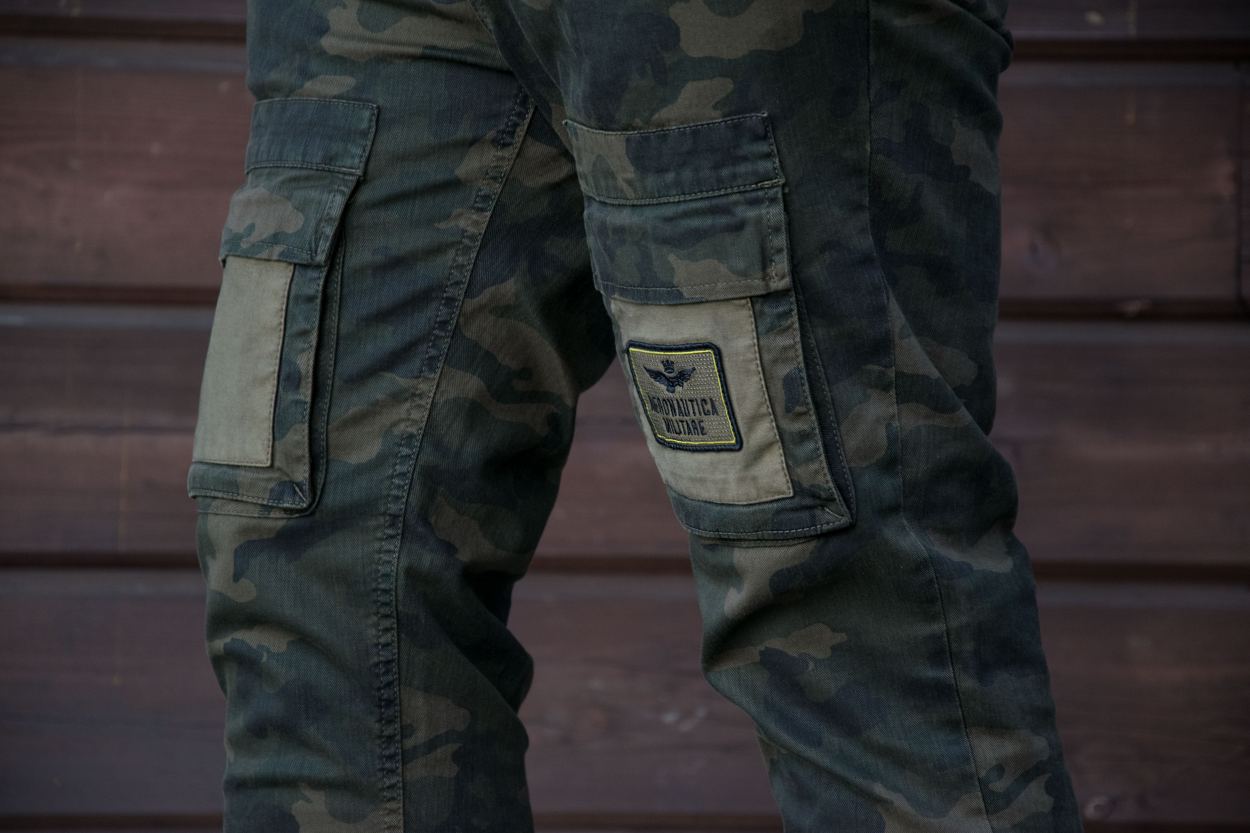 Брюки карго camo Aeronautica Militare