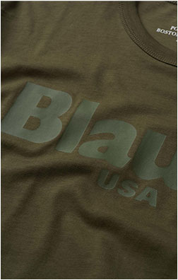 Футболка BLAUER SS 24 olive (HO2142)