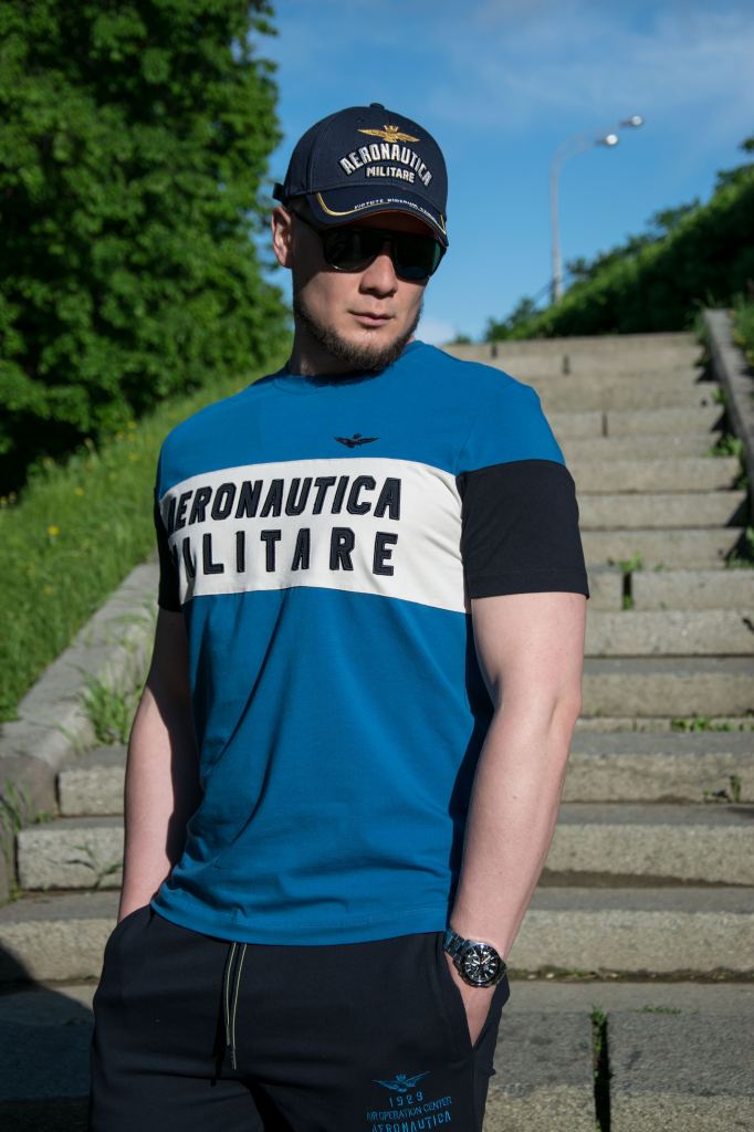 Спортивная мужская футболка AERONAUTICA MILITARE