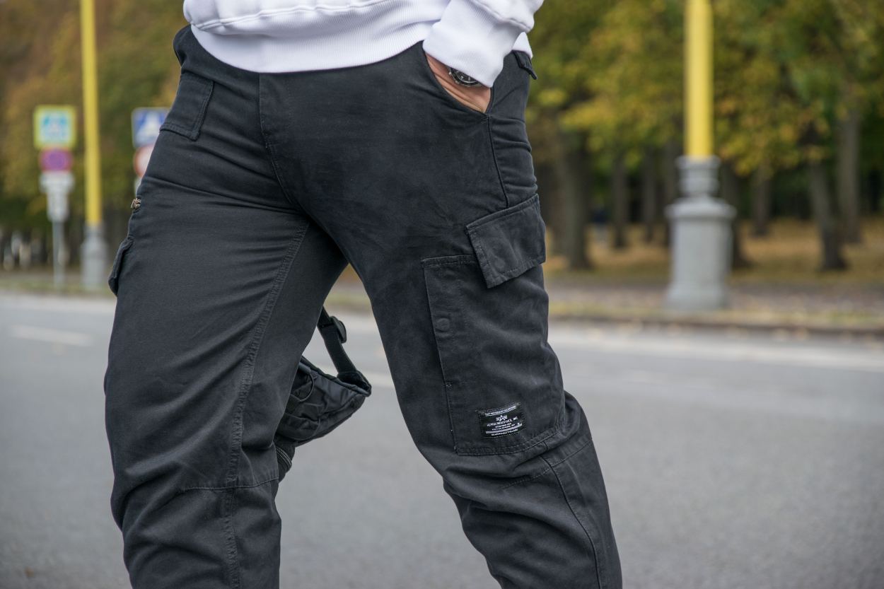 Брюки карго ALPHA INDUSTRIES A-11 PANT black