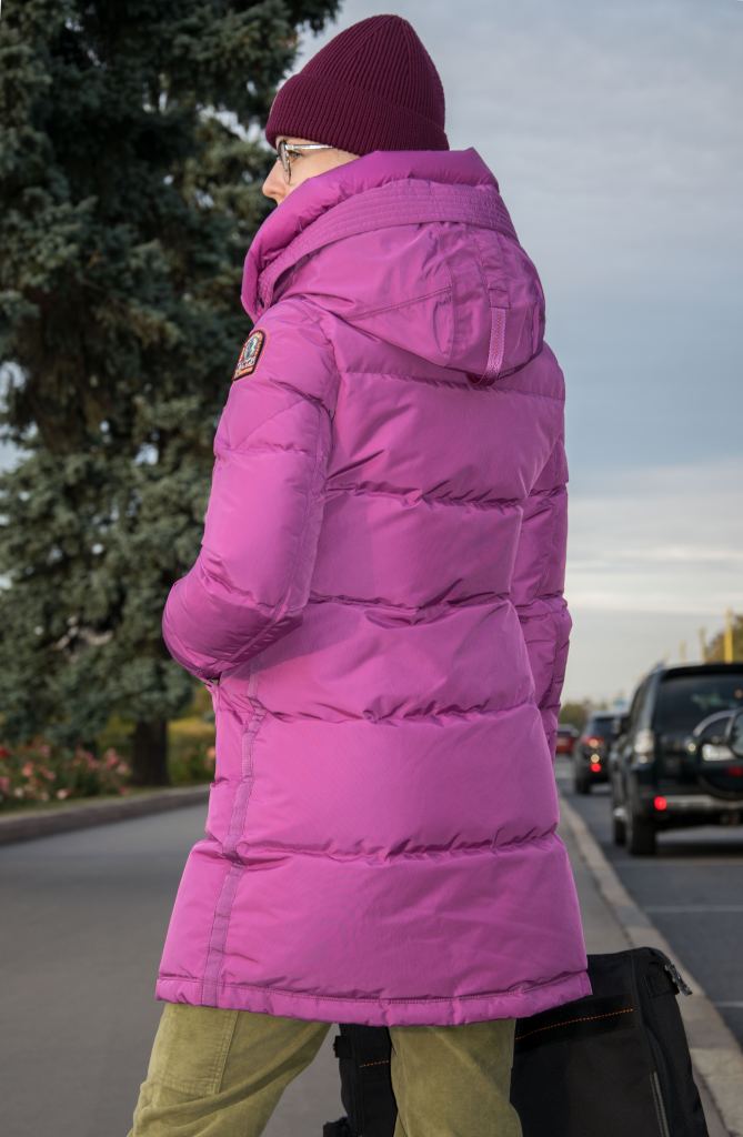 Женская куртка-пуховик PARAJUMPERS LONG BEAR CORE FW 22-23 deep orchid