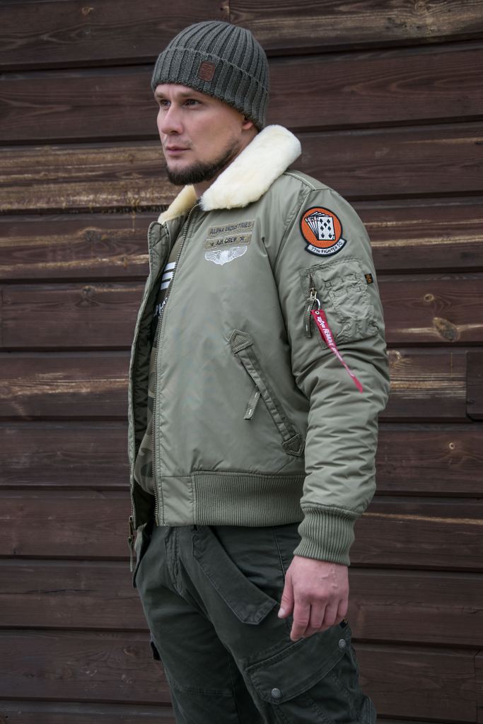 Нарукавная нашивка куртки пилот Альфа Индастриз