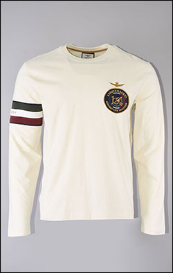 Лонгслив AERONAUTICA MILITARE FW 23/24/BD cream white (TS 2138)
