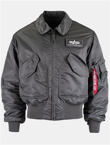 Куртка летная ALPHA INDUSTRIES CWU 45 HERITAGE rep. grey